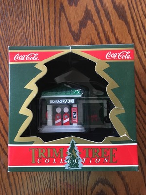 Trim A Tree Coca-Cola Historic Buildings Ornament 1930s Standard Service Station