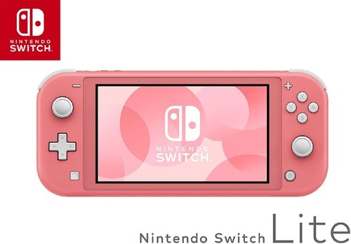 Used Nintendo Switch Lite Console Only Coral Pink JAPAN OFFICIAL - Picture 2 of 3