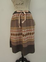 Downeast Basics Women's L Large Brown Taupe Multi Colored Skirt Dc1 Downeast Basics Women's L Large Brown Taupe Multi Colored Skirt Dc1