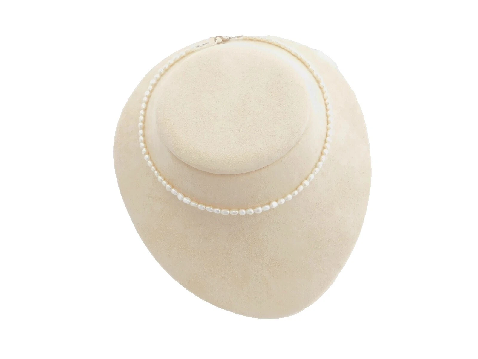 Perlas de Plata Plateado Collares y colgantes hechos a mano