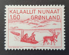 1981 GREENLAND GRONLAND ANIMALS REINDEER VF MNH