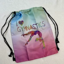 NEW Grip Bag ELITE Gymnastics Leotard BAR GRIPS Blue Pink GK Tote BEAM BackPack!