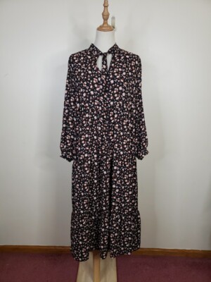 Levi's Marisole Floral-Print Maxi Dress L