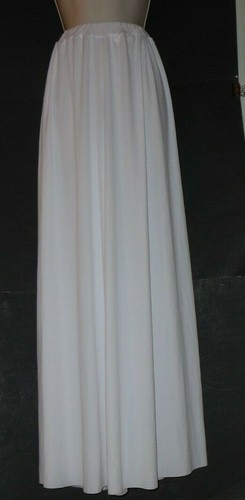 Eurotard 13696 White Palazzo Pants 2X 
