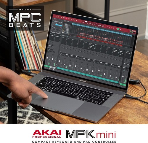 Compact 25 Key MIDI Keyboard Controller - MPK Mini MK3 with Production Software - Picture 13 of 14