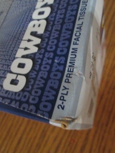 DALLAS COWBOYS..VINTAGE 14oz DRINK CUP..FACIAL TISSUES..DIAMOND STARS TIE..3 PC - Picture 5 of 5