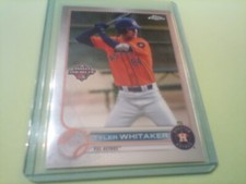 2022 Topps CHROME Debut Rookie Prospect TYLER WHITAKER FCL Astros Lot Of 4