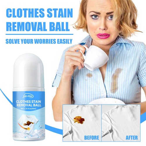 2PCS Stain Remover Roller-Ball Cleaner Portable Clothes Instant Decontamination - Picture 2 of 12
