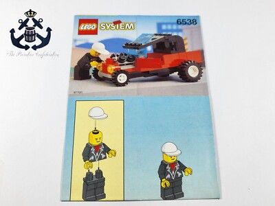 LEGO 1990s System Classic Town Rebel Roadster INSTRUCTIONS Manual For Set 6538