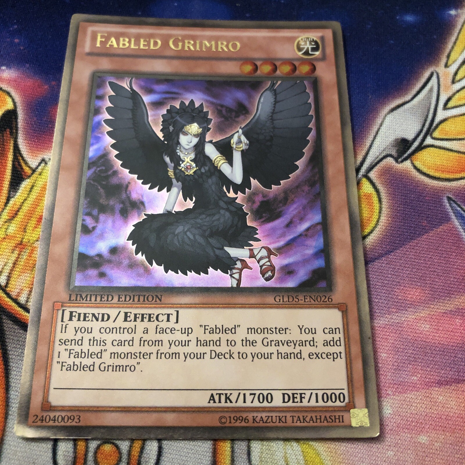 Yu-Gi-Oh! Karte – Fabled Grimro (GLD5-EN026) Gold Rare, Limited Edition