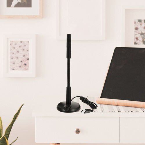 Computer Microphone Tabletop Plug Laptop USB Speaker Accessory - Afbeelding 10 van 12