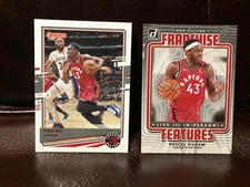 2021 DonRuss Franchise Features Pascal SIakam # 26 Base # 48 Raptors