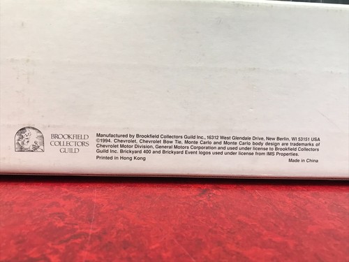 NIB Diecast Brookfield Collectors Guild BRICKYARD 400 CHEVROLET CREW CAB 1:25 - Picture 11 of 11