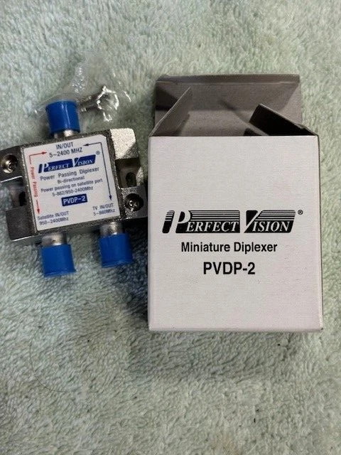 Perfect Vision Diplexer PVDP-2 -  2 Way Splitters : Lot Of 2 - NEW - Изображение 2 из 2