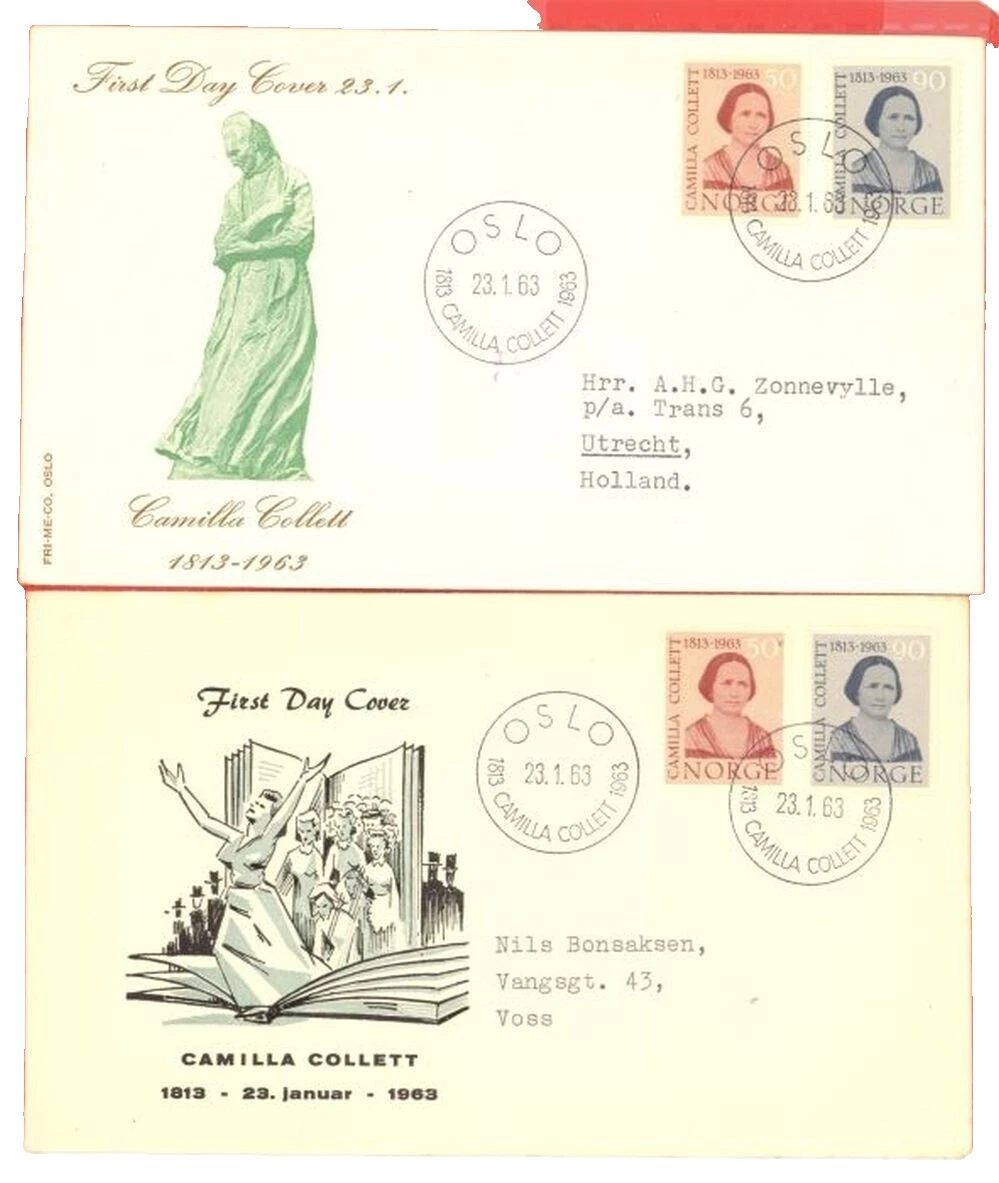 Cubierta noruego usado Sellos