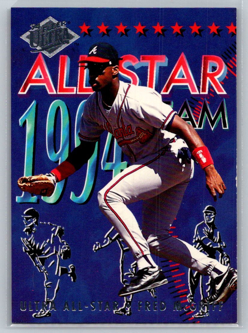 💎1994 Ultra Baseball Ultra All-Star Team #12 Fred McGriff - Braves💎