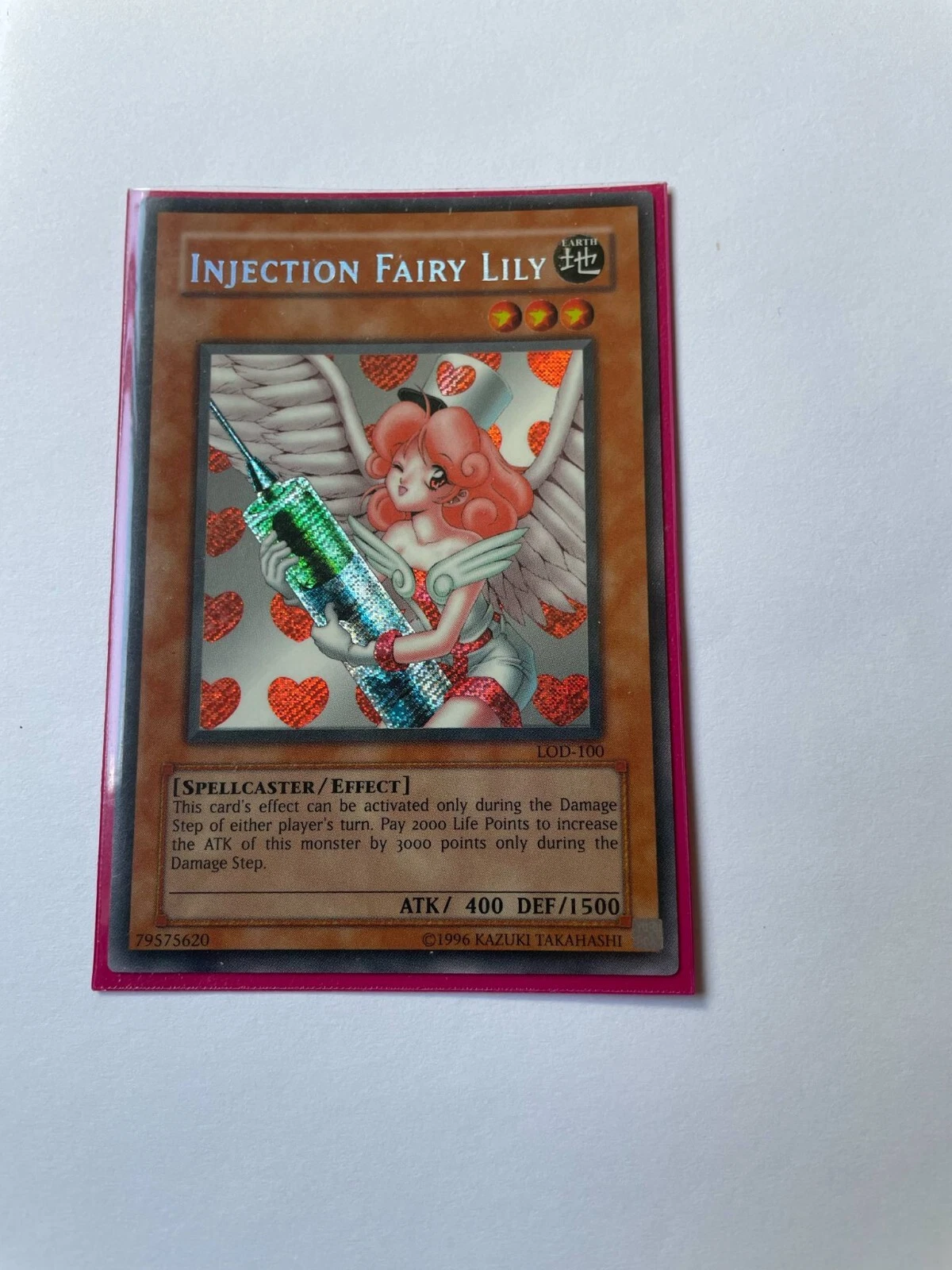 Deal for YuGiOh - Injection Fairy Lily LOD-100 Secret Rare Unlimited Edition - LP