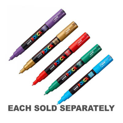 Uni Posca High-Quality Extra Fine Bullet Tip Quick-Drying Paint Marker 0.7mm