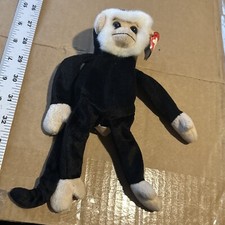 TY Beanie Baby Black Mooch the Spider Monkey Retired Plush Stuffed Animal A5