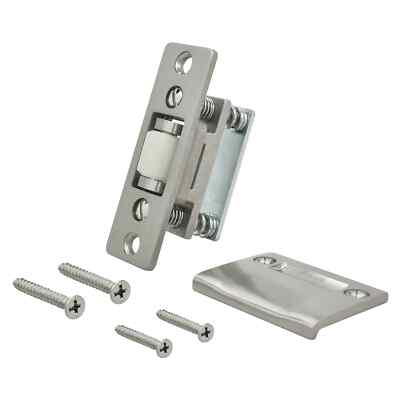 Nuk3y Heavy Duty Adjustable Solid Brass Roller Catch w/Full Lip Strike
