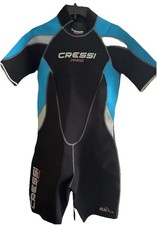 Cressi Wetsuit, M-LG, Blue  Black Anatomic Shape