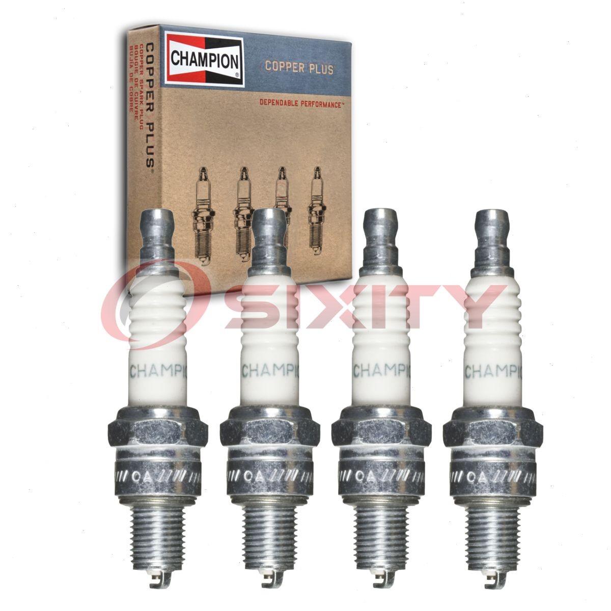 4 pc Champion Copper Plus 808 Spark Plugs for Z9Y U7A U4A U22FU U22FSZU yk