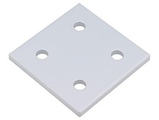 093VA8080 Flachblech f&uuml;r Profile W: 76mm H: 6mm L: 76mm Aluminium FATH