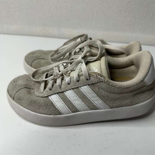 Adidas Sneaker Youth Boys 13 Gray VL Court Suede - Picture 7 of 14