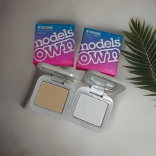 Lot Of 2 Models Own MyShadow Powder Eyeshadow *Macaroon 15 & Purity 07, As Pict.