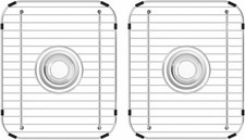 Sink Rack Sink Protector Kitchen Sink Bottom Grid Rack Center Drain Stainless
