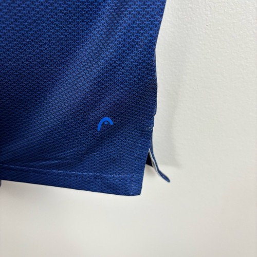 Head Golf Polo Uomo Media Galaxy Blu Popover Manica Corta Traspirante Elasticizzata - Foto 5 di 12