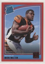 2018 Panini Donruss Rated Rookie Press Proof Bronze Mark Walton #329 0w8