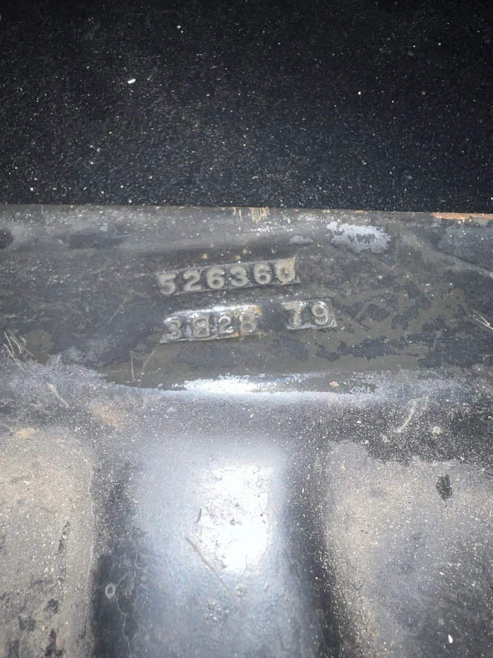 1977 1978 1979 PONTIAC BONNEVILLE RADIATOR FILLER GRILL SUPPORT PANEL OEM USED - Image 3 of 4