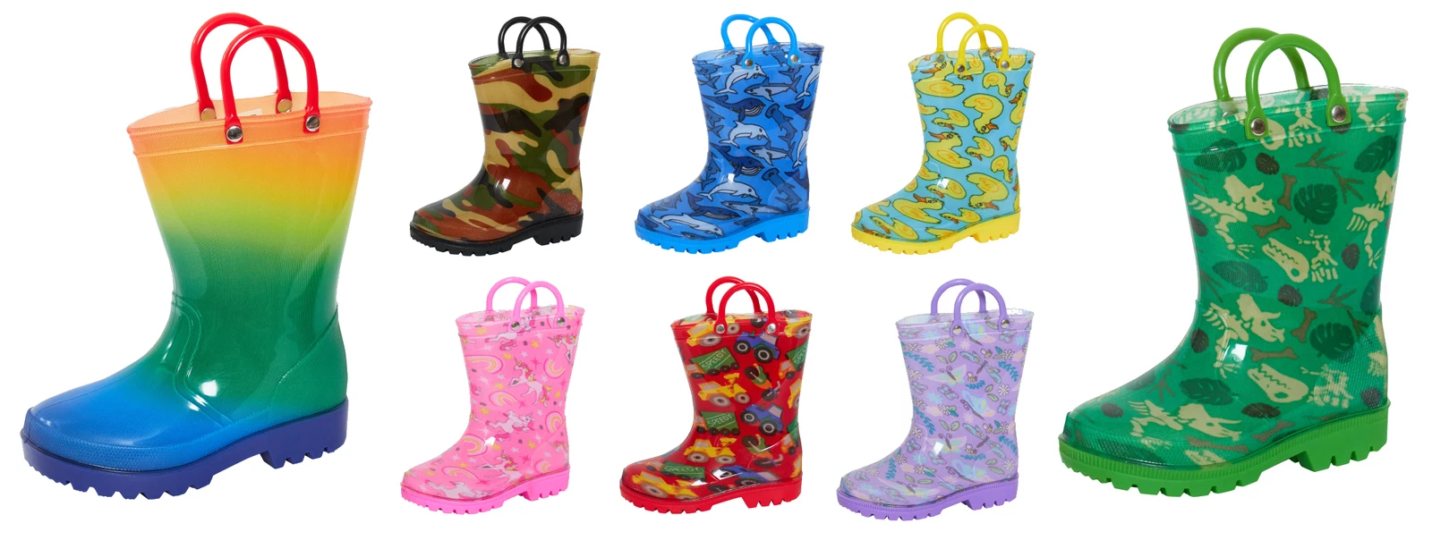 Kids Wellington Boots With Pull On Handles Boys Girls Unisex Wellies Snow Boots
Opens in a new windo