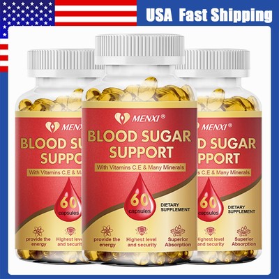 3Packs Blood Balance Supplement - Blood Sugar Support & Blood Pressure Capsules