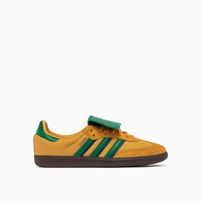Mens Size 9.5 Adidas Samba LT 'Preloved Yellow Green' IE9165 VERY RARE BRAZIL