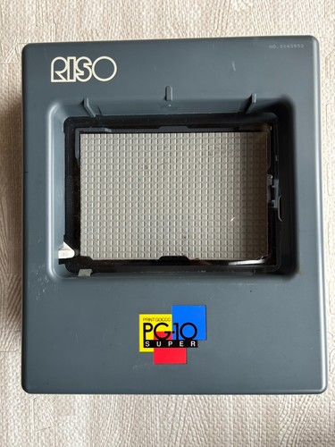 RISO Print Gocco PG-10 Super Vintage Screen Printing Kit w/ Inks, Lamps, Japan - Picture 2 of 15