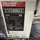 Everbilt Cast Iron Sump Pump 3/4 HP 5150 GPH Float Switch 115V 1-1/2" — photo 7
