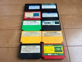 Nintendo Famicom Console with BOX and Manual, 10 Games 0321