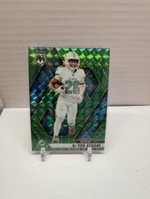 2025 Panini Mosaic- De'Von Achane, GREEN Reactive Mosaic Prizm 