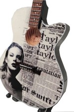 Taylor Swift 10" Miniature Tribute Acoustic Guitar (UK SELLER) 3