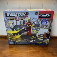 Teamsterz Metro City Park And Drive Garage Spielset Autos Fahrzeuge Kinder