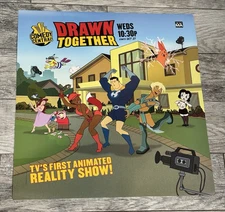 DRAWN TOGETHER Comedy Central Vintage 2004 NYC SUBWAY POSTER