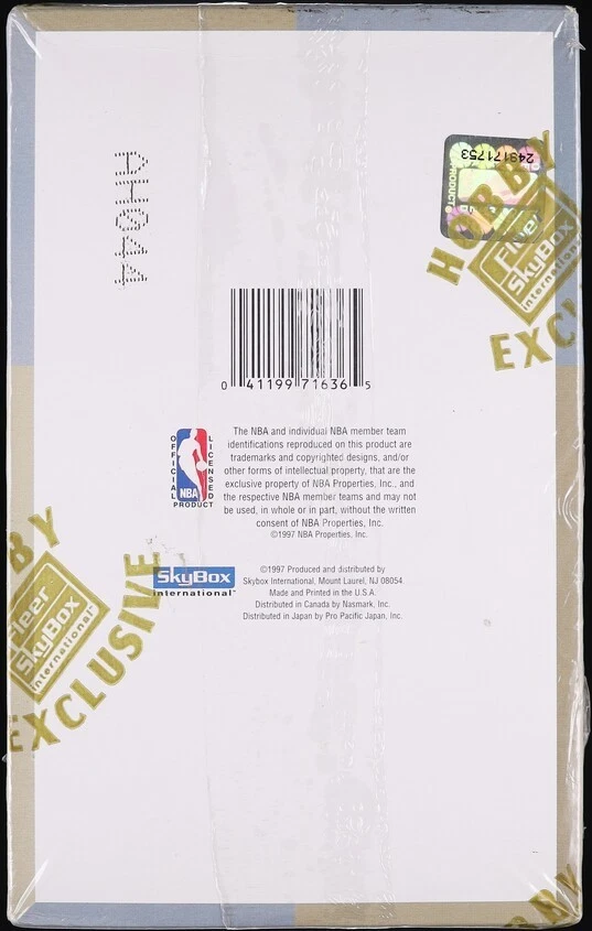 1996-97 BASKETBALL SERIES 2 HOBBY BOX SKYBOX Z FORCE NEW FACTORY SEALED UNOPEN - Image 2 of 2
