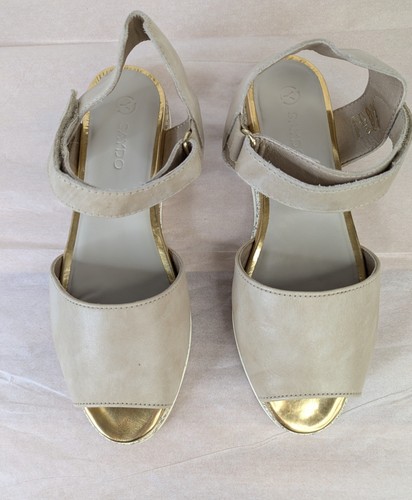 SAYDO DANCE OFF BREZZA Lightweight Tan Leather Open Toe Sandals Shoes Size 5.5 - Picture 3 of 8