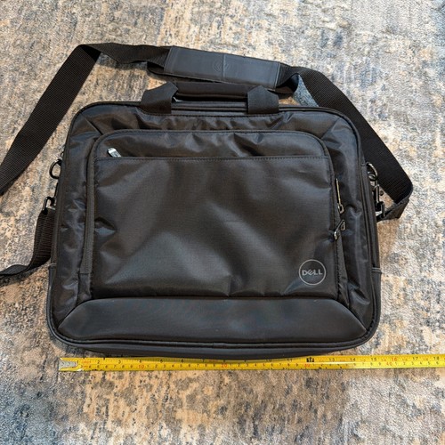 Dell Professional Notebook Laptop Briefcase Padded Multi Pocket Bag Black