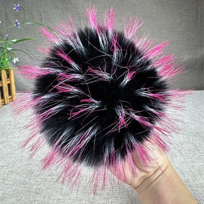 Faux-Bommel Fuchspelz Waschbärfell Stirnband Mützen Taschen Schal