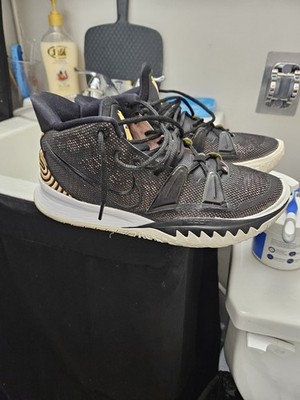 Nike Kyrie 7 Ripple Effect CQ9326-005 Black Mesh Men's Basketball Sneaker 2021