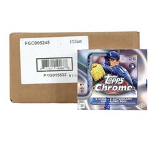 2025 TOPPS CHROME 8-BOX HOBBY JUMBO CASE (24 AUTOS) MLB Baseball