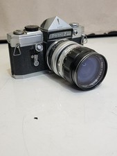 VINTAGE PETRI FLEX V 35 MM SLR CAMERA WITH PETRI 1:35 F 28mm Lense
